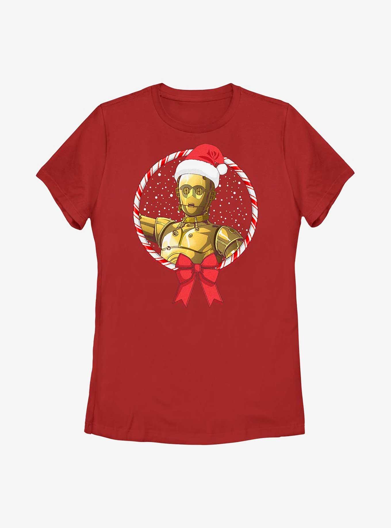 Star Wars CP-30 Candy Cane Womens T-Shirt, , hi-res