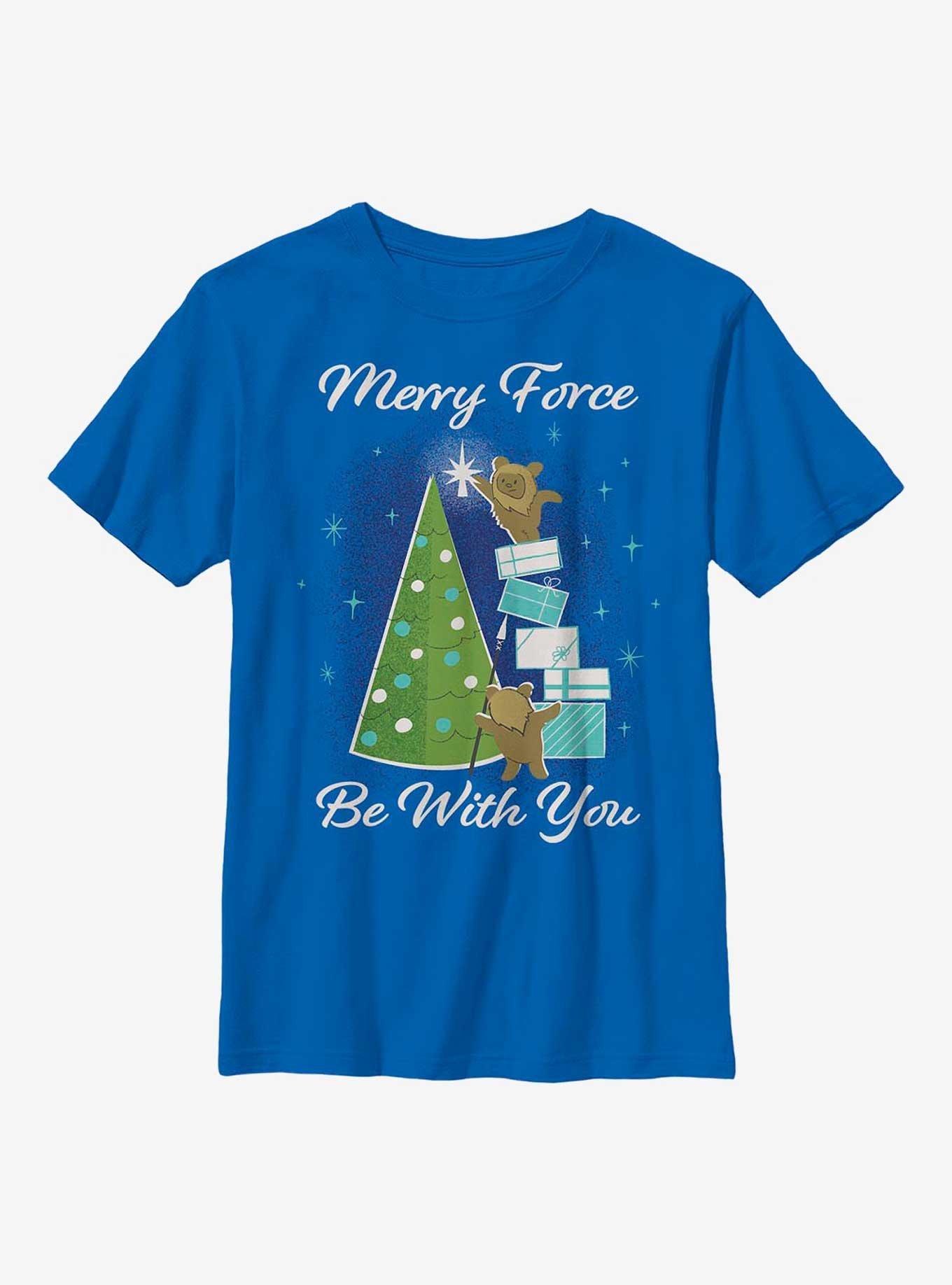 Star Wars Merry Ewoks Youth T-Shirt, , hi-res