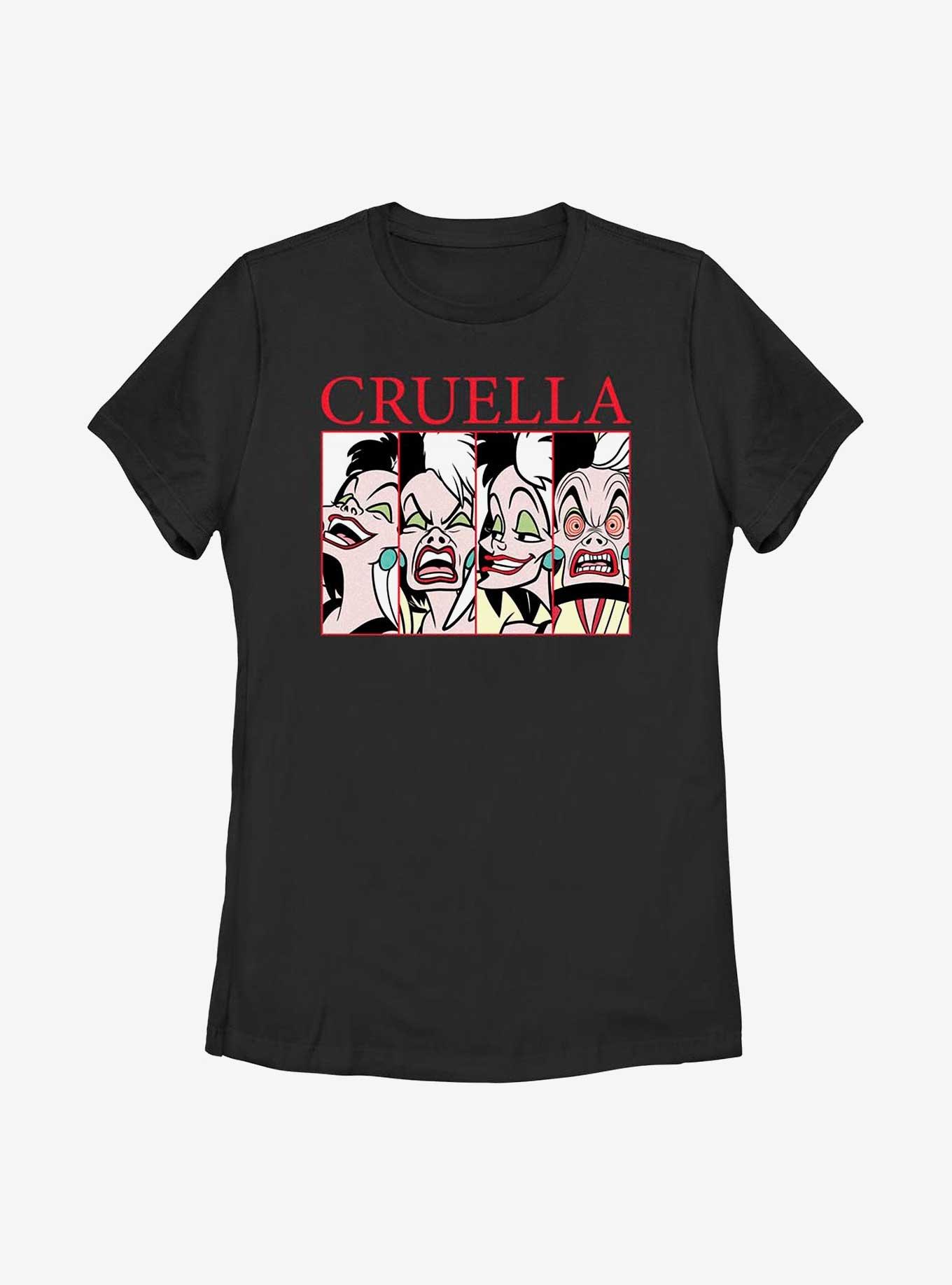 Disney 101 Dalmatians Cruella Expressions Womens T-Shirt, , hi-res