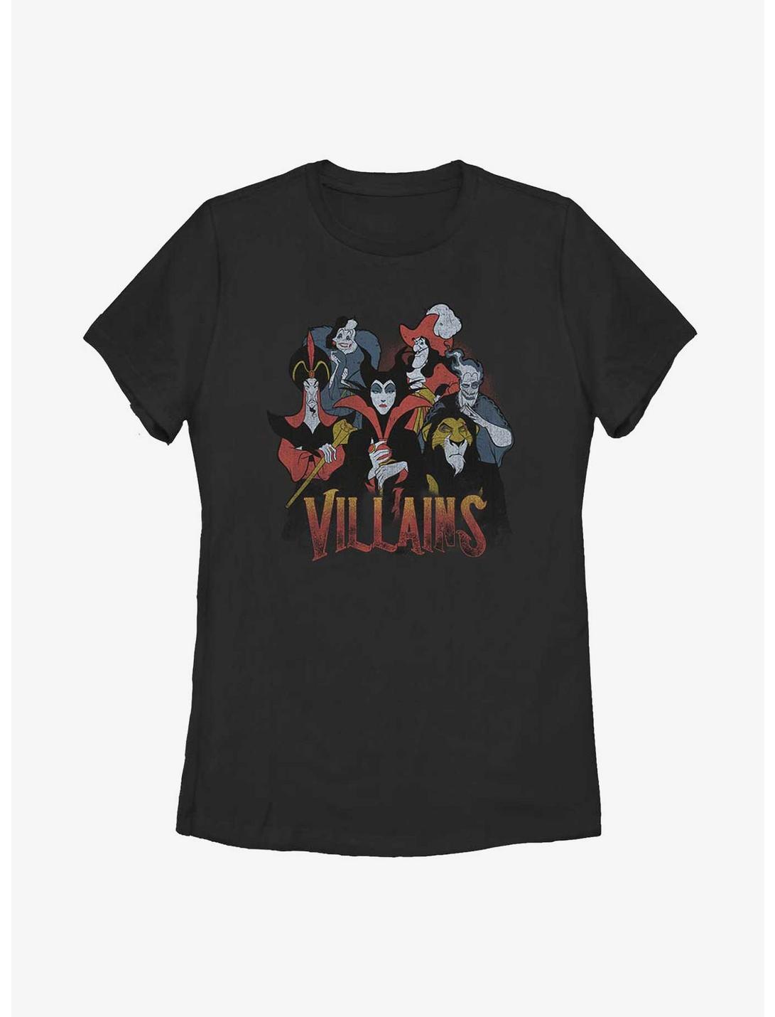 Disney Villains Vintage Youth Girl T-Shirt, BLACK, hi-res