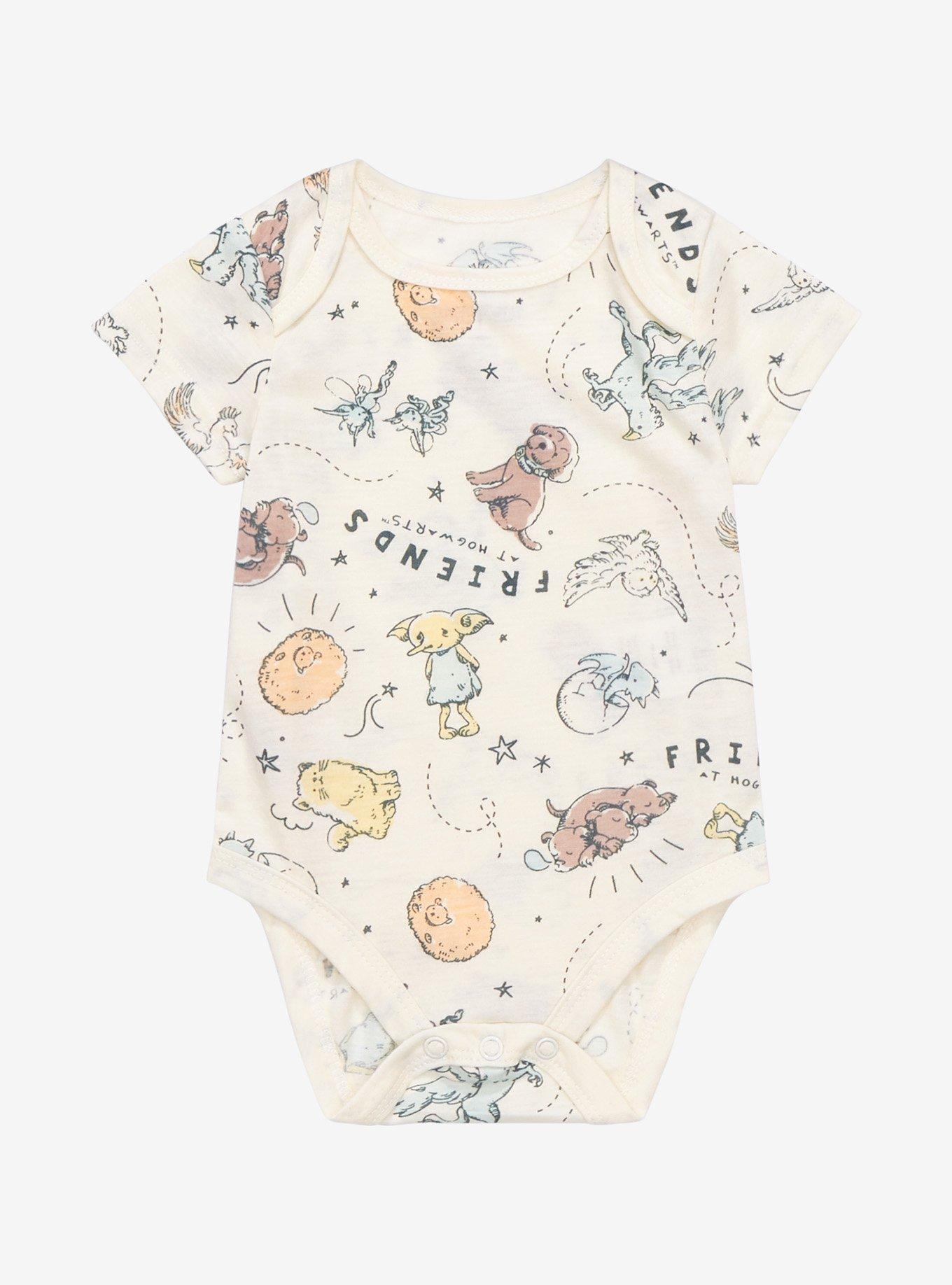 Harry Potter Friends at Hogwarts Infant One-Piece - BoxLunch Exclusive, BEIGE, hi-res