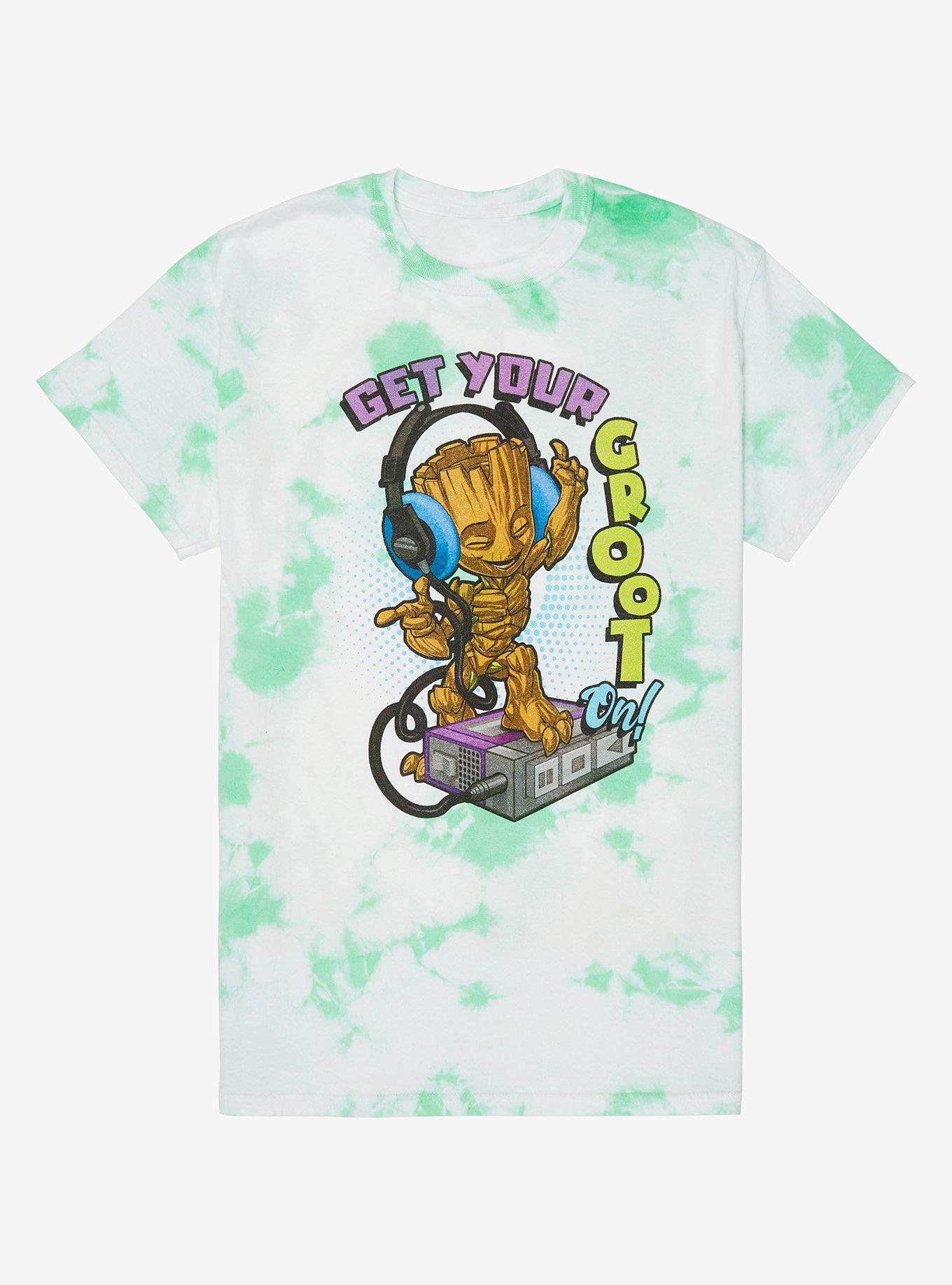 Marvel Guardians of the Galaxy Get Your Groot On Youth Tie-Dye T