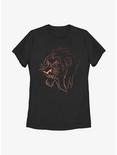 Disney The Lion King Scar Line Womens T-Shirt, BLACK, hi-res