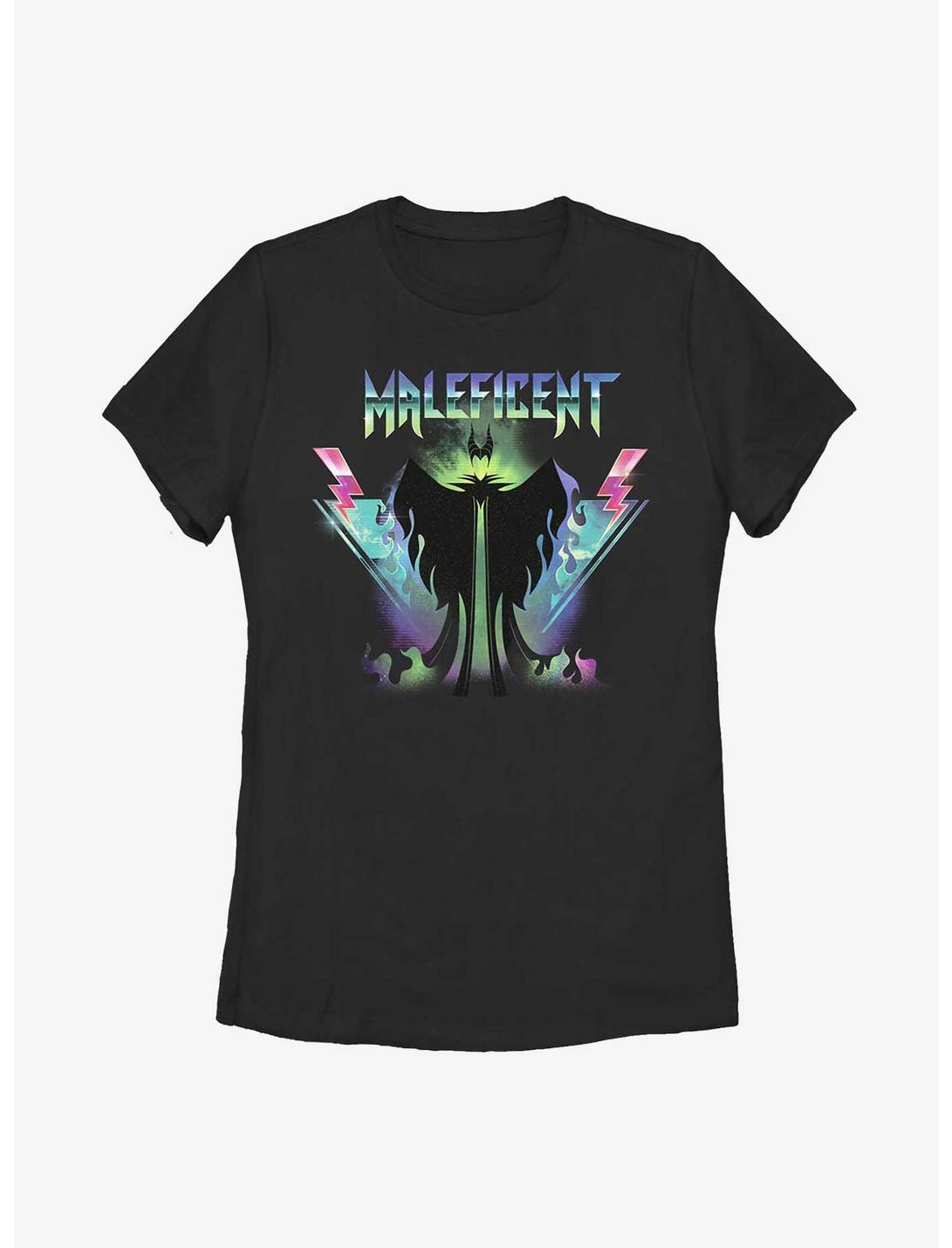 Disney Sleeping Beauty Maleficent Rock Concert Womens T-Shirt, BLACK, hi-res