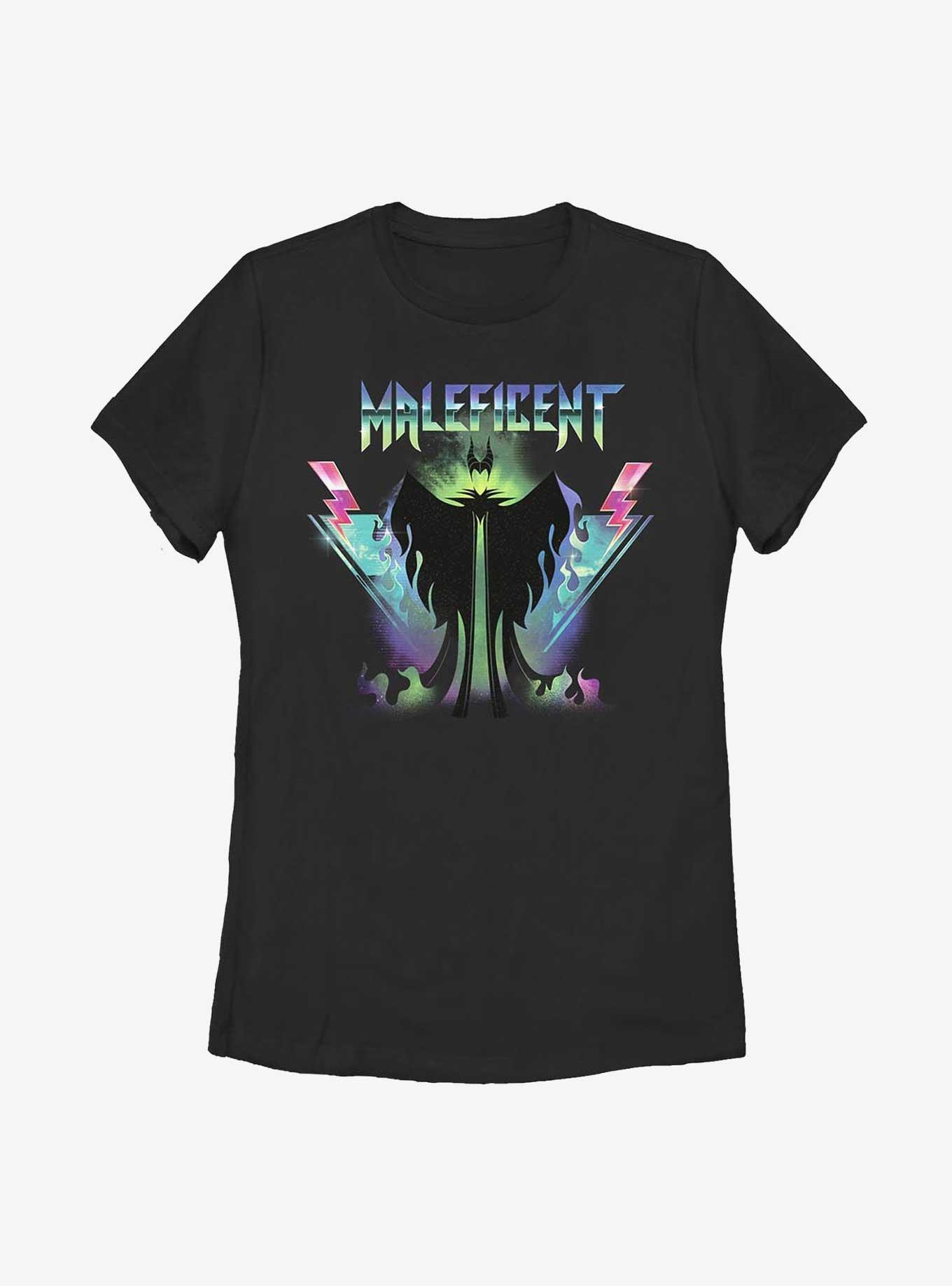 Disney Sleeping Beauty Maleficent Rock Concert Womens T-Shirt, BLACK, hi-res