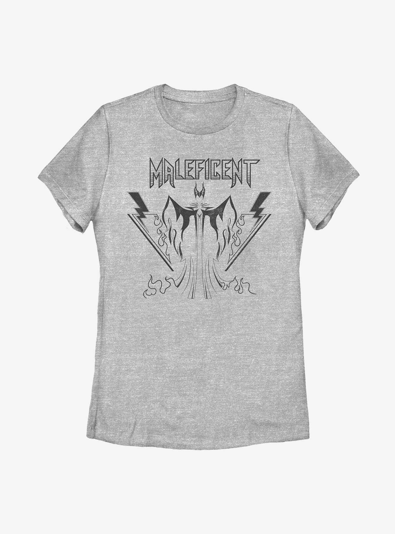 Disney Sleeping Beauty Maleficent Rock Simple Womens T-Shirt, ATH HTR, hi-res