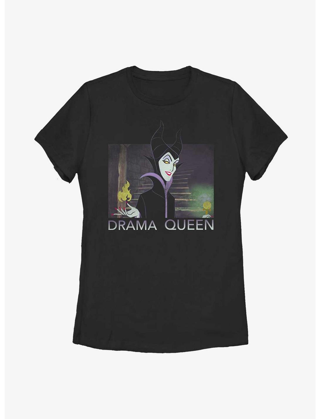 Disney Sleeping Beauty Maleficent Drama Queen Womens T-Shirt, BLACK, hi-res