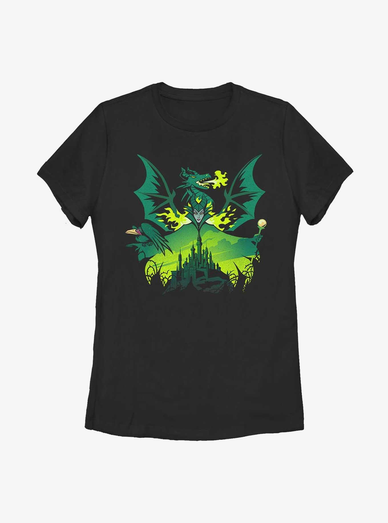 Disney Sleeping Beauty Reign Of Maleficent Womens T-Shirt, BLACK, hi-res