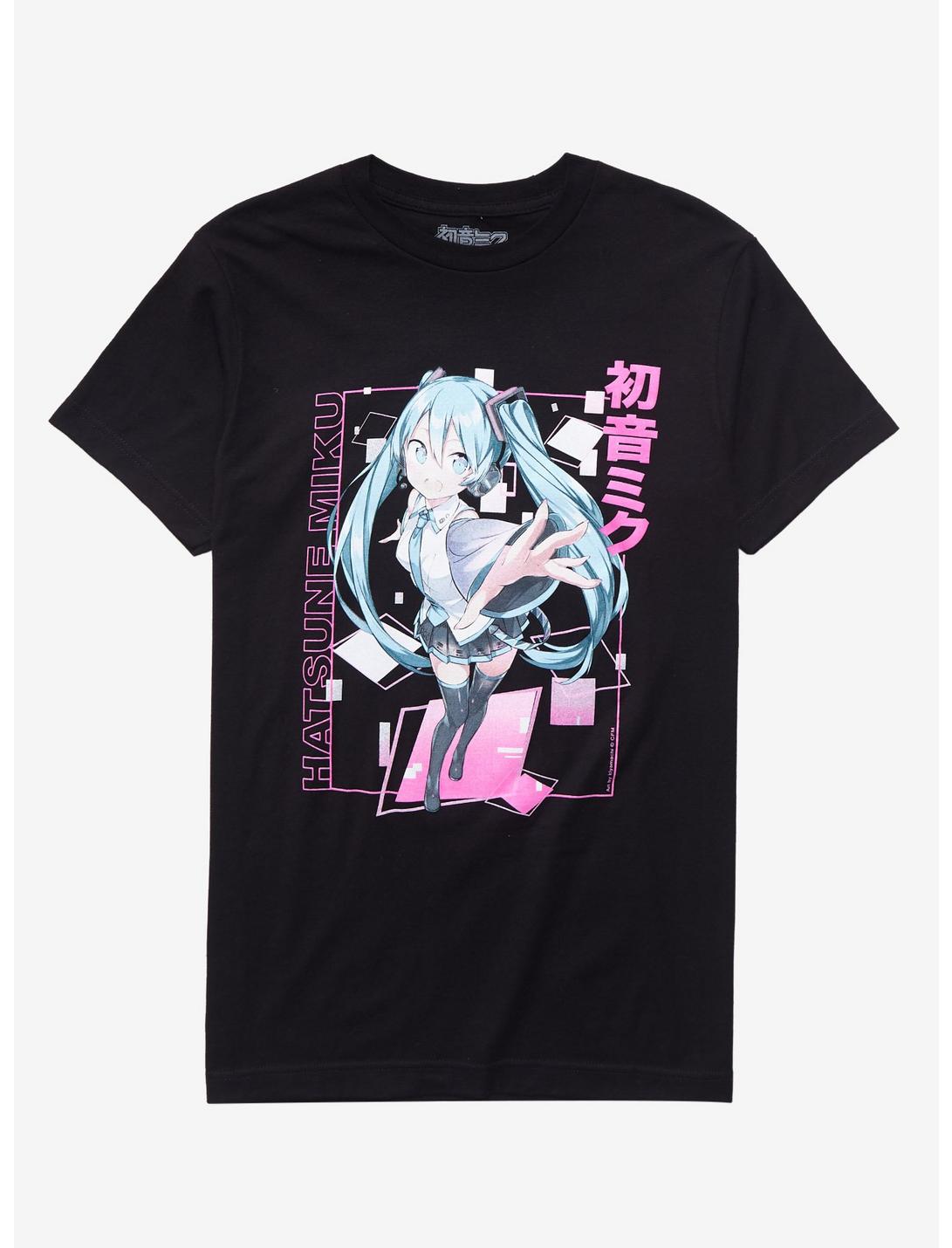 Hatsune Miku Grid Girls T-Shirt, MULTI, hi-res