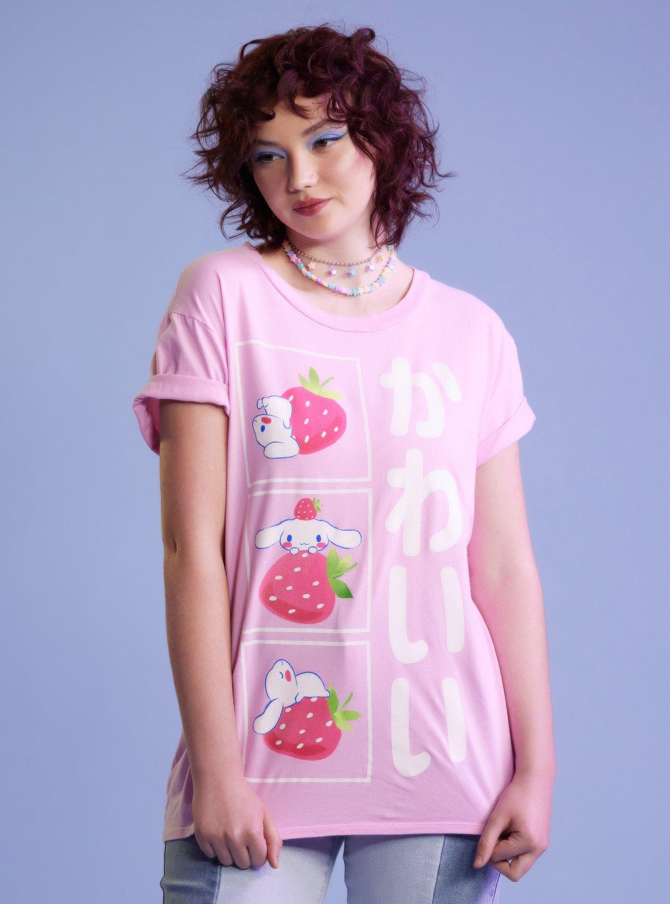 Cinnamoroll Strawberry Kawaii Girls T-Shirt
