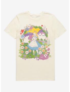 Disney Alice In Wonderland Colorful Collage Boyfriend Fit Girls T-Shirt, , hi-res