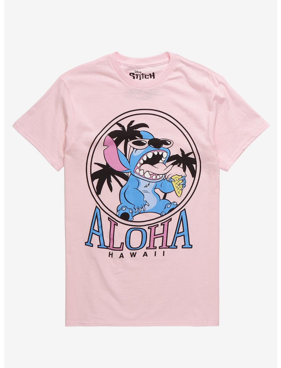 Disney Lilo & Stitch Aloha Boyfriend Fit Girls T-Shirt, MULTI, hi-res