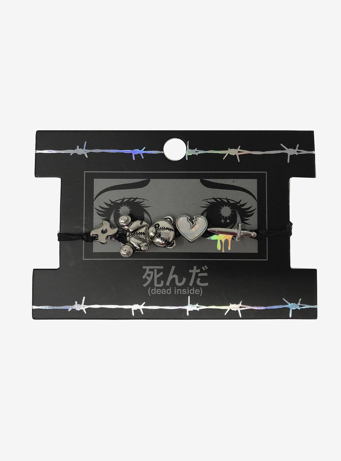 Bad Teddy Bear Charm Bracelet, , hi-res