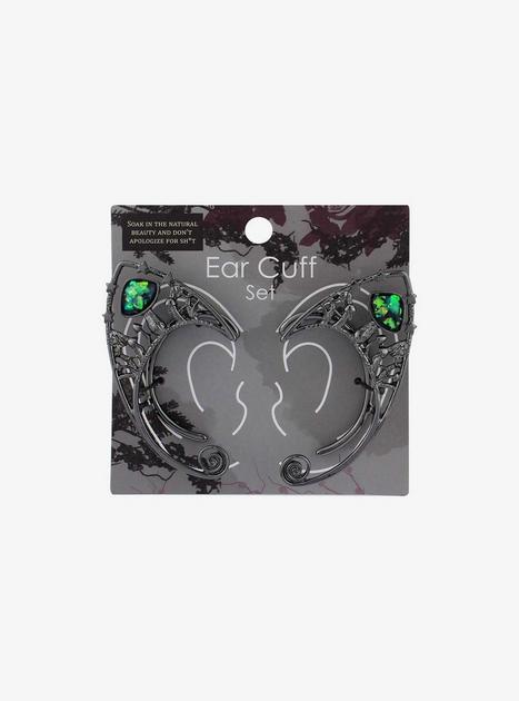 ★MIDNIGHT MOMENT.★ fruit earcuff (2colors) Bliss Double Drop Earrings - Midnight Blue – Juliska Factory