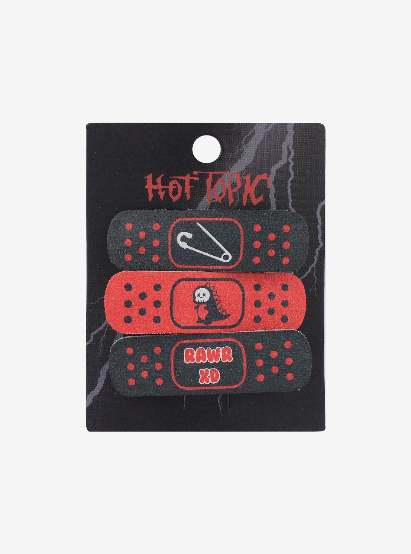 Emo Bandage Hair Clip Set Hot Topic