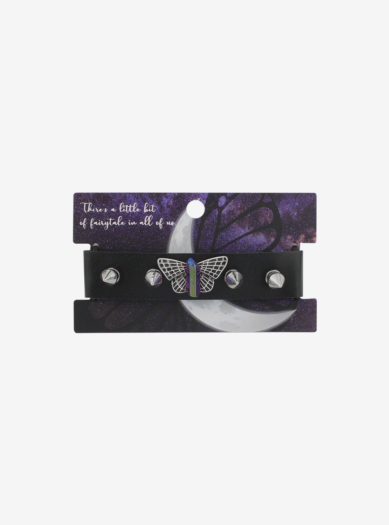 Moth Spike Cuff Bracelet, , hi-res