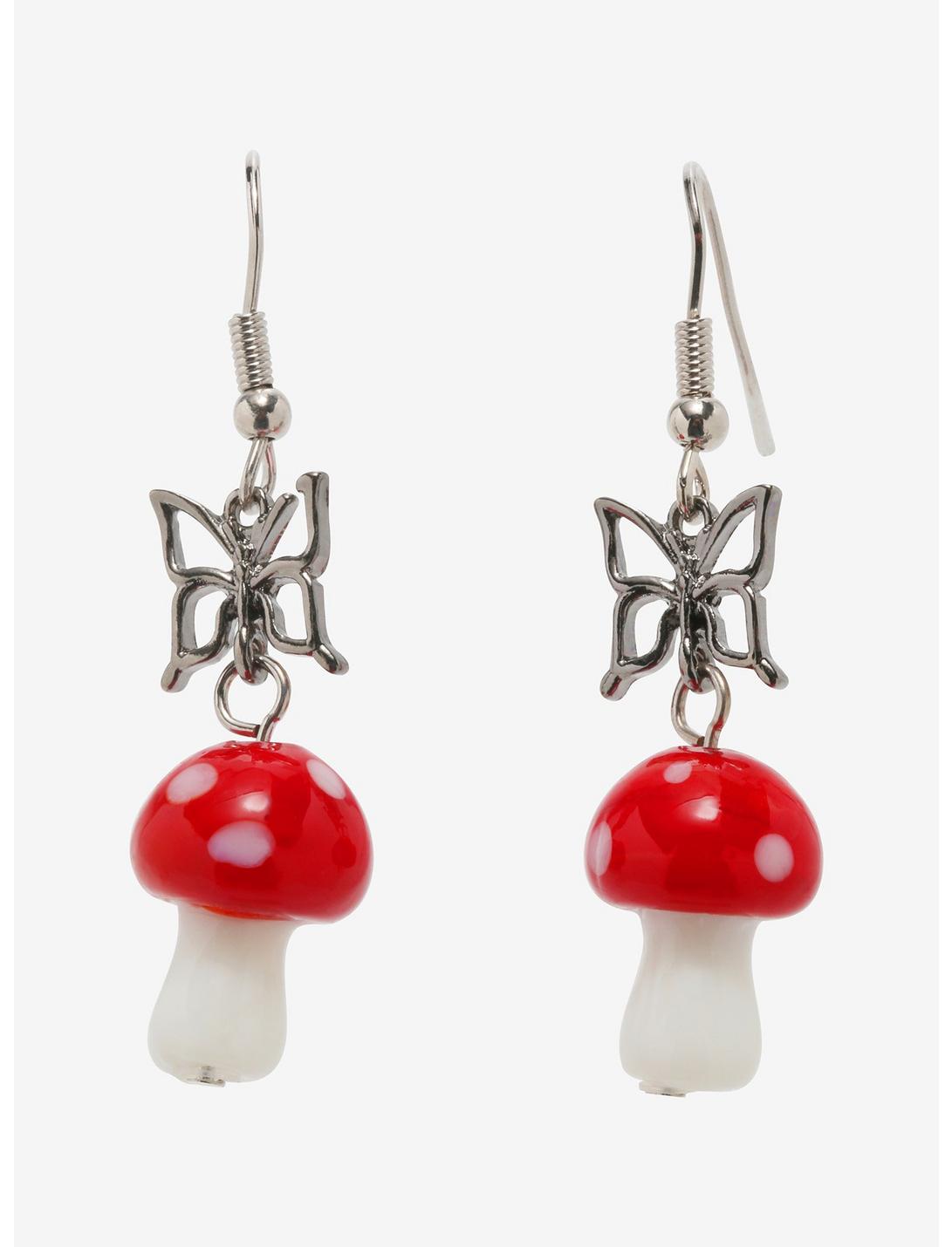 Mushroom Butterfly Earrings Mushroom Butterfly Earrings