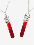 Blood Vial Best Friend Necklace Set, , hi-res