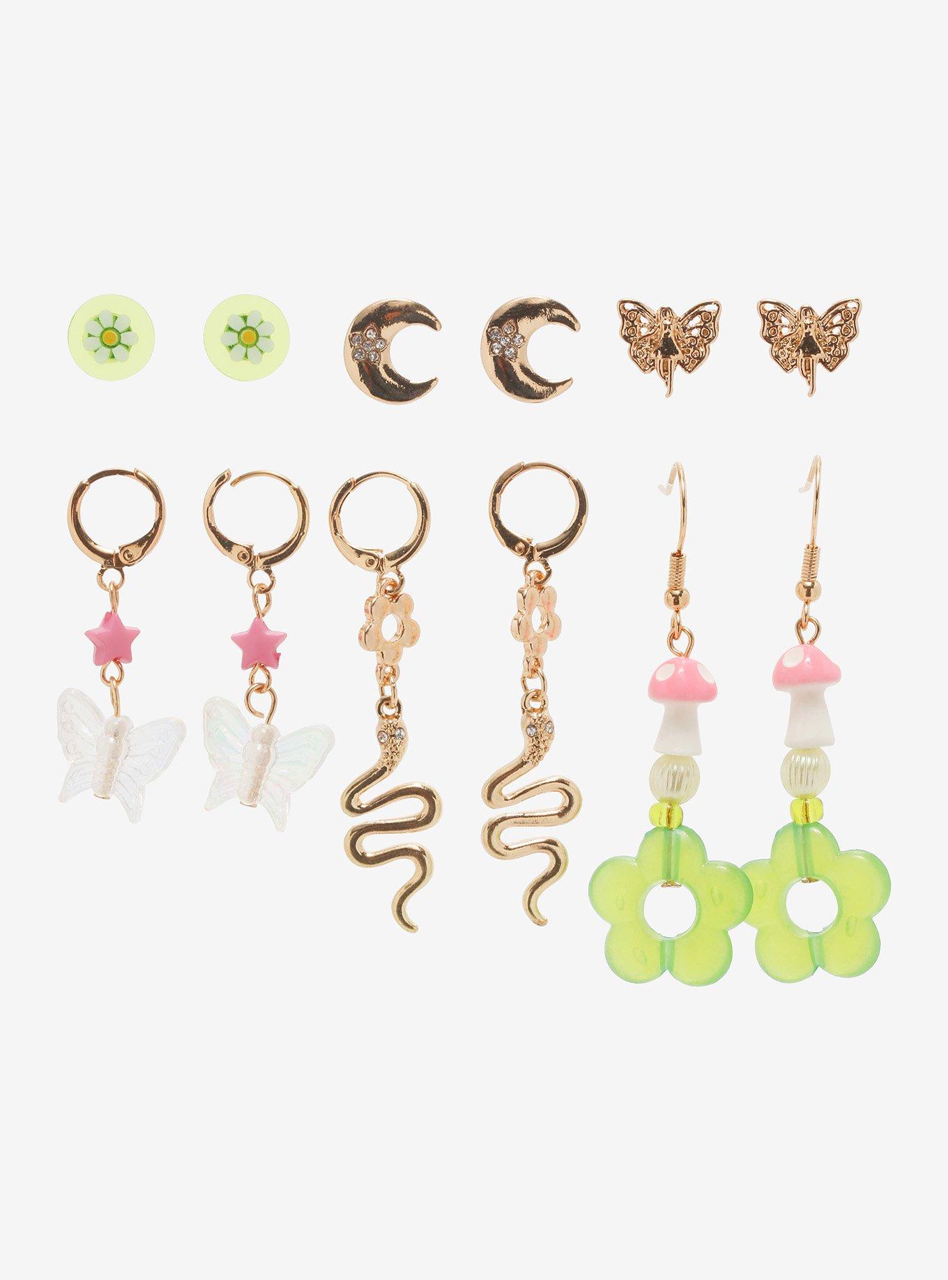 Cottage Fairy Floral Earring Set | Hot Topic