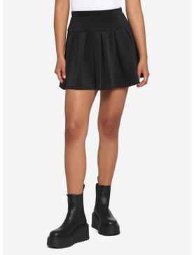 Black Pleated Skirt, , hi-res