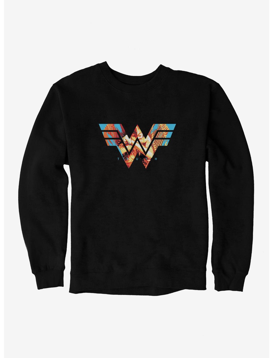 DC Comics Wonder Woman 1984 Blocking Insignia Sweatshirt, BLACK, hi-res