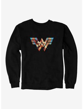 Plus Size DC Comics Wonder Woman 1984 Blocking Insignia Sweatshirt, , hi-res