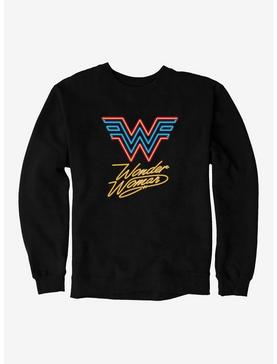 Plus Size DC Comics Wonder Woman 1984 Neon Throwback Sweatshirt, , hi-res