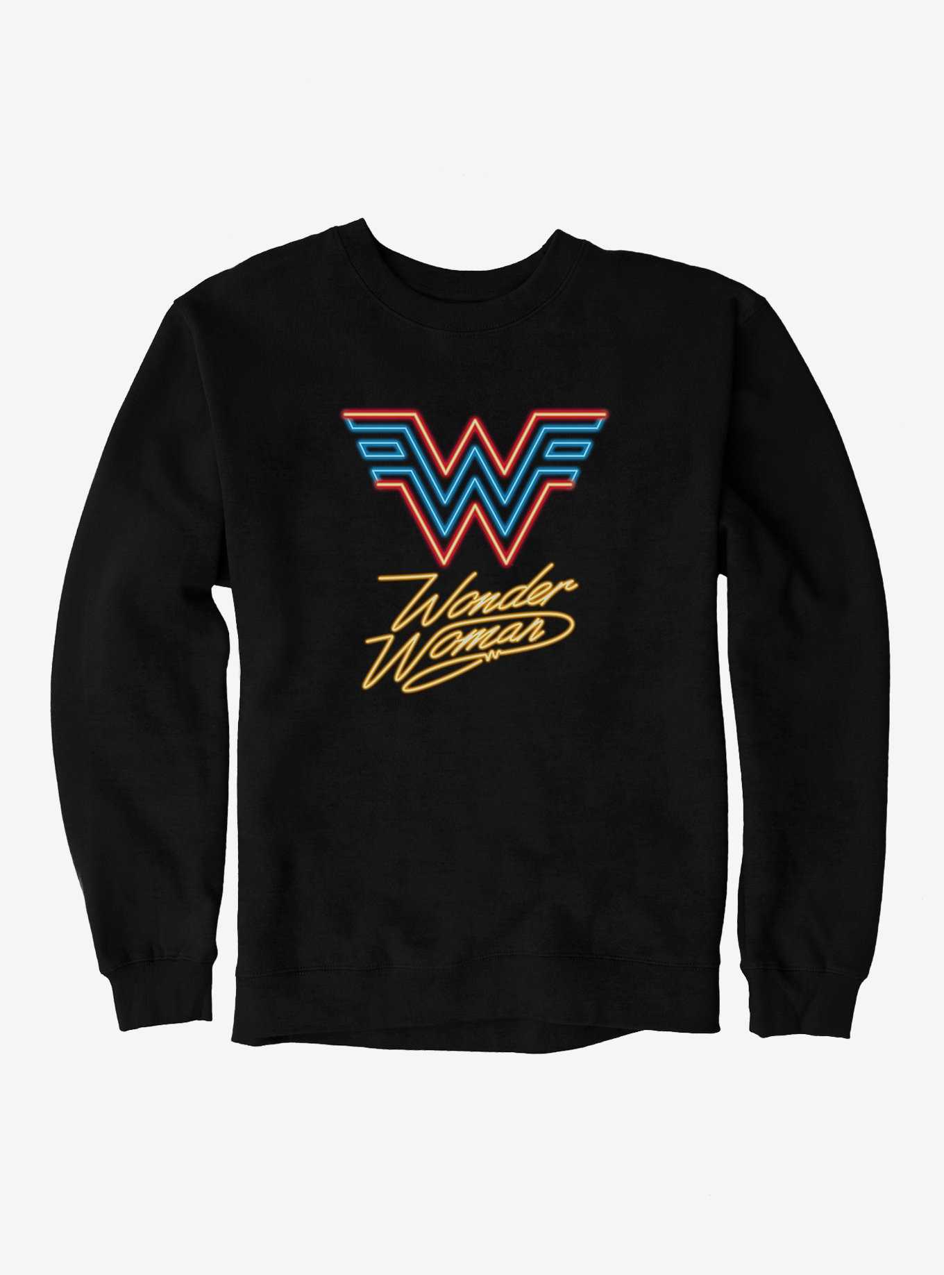 DC Comics Wonder Woman 1984 Neon Throwback Sweatshirt, , hi-res