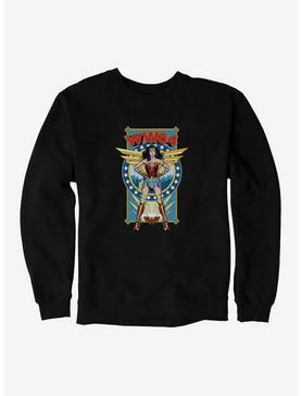 Plus Size DC Comics Wonder Woman 1984 Stand Strong Vintage Poster Sweatshirt, , hi-res