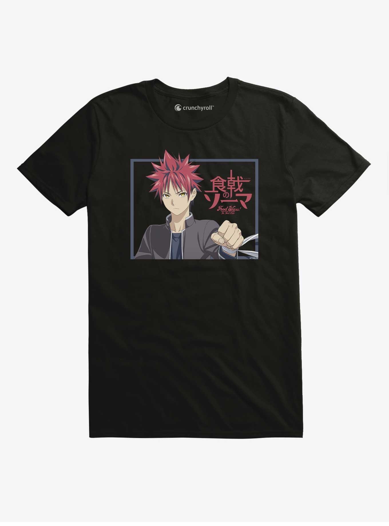 Food Wars! Soma Yukihara Solo T-Shirt, BLACK, hi-res