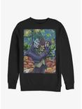 DC Comics Batman Joker Starry Night Sweatshirt, BLACK, hi-res