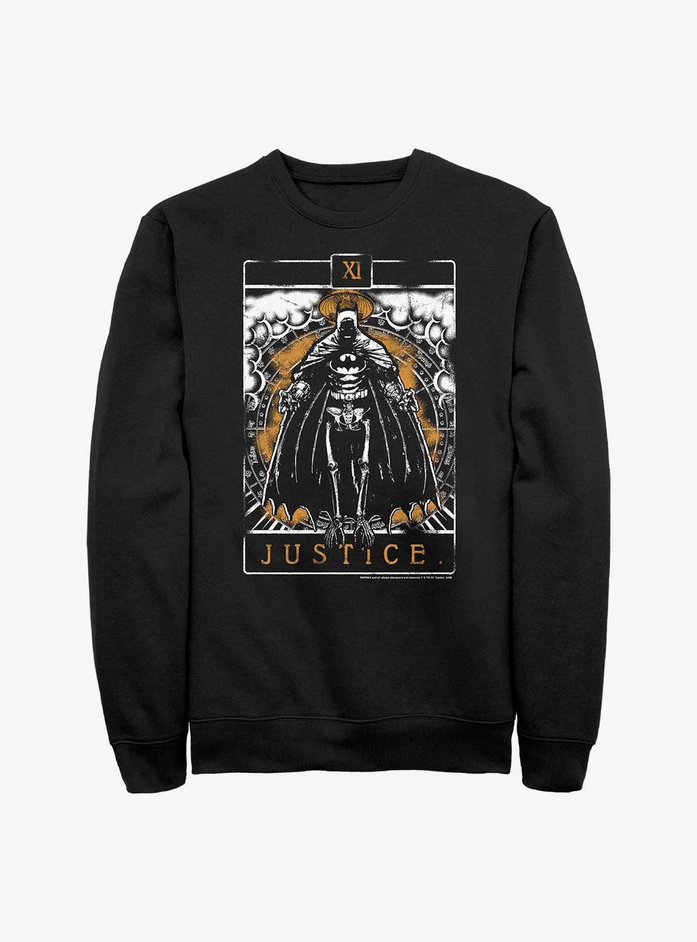 DC Comics Batman Skeleton Justice Tarot Sweatshirt, , hi-res