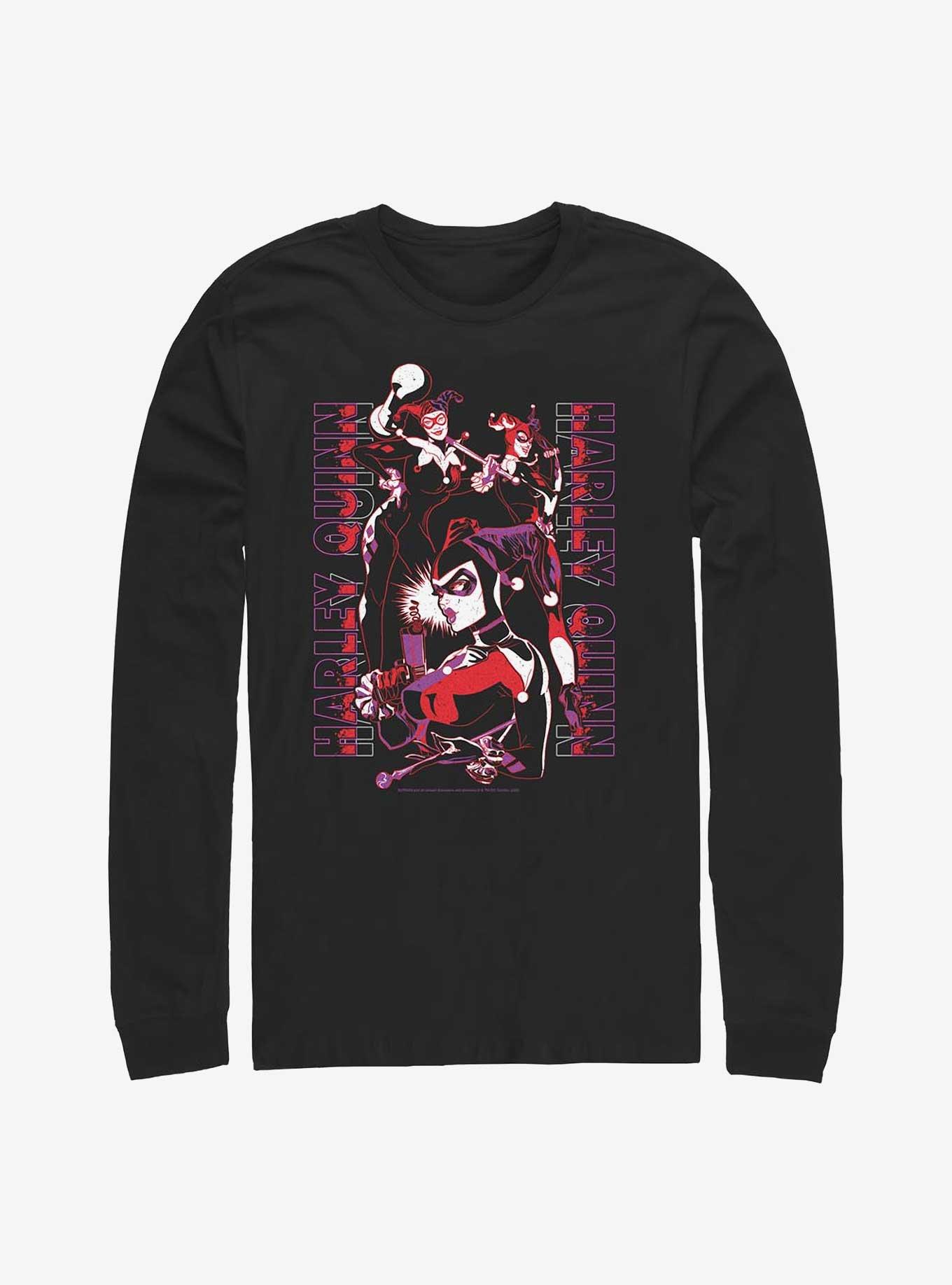 DC Comics Batman Harley Quinn Triple Threat Long-Sleeve T-Shirt, , hi-res