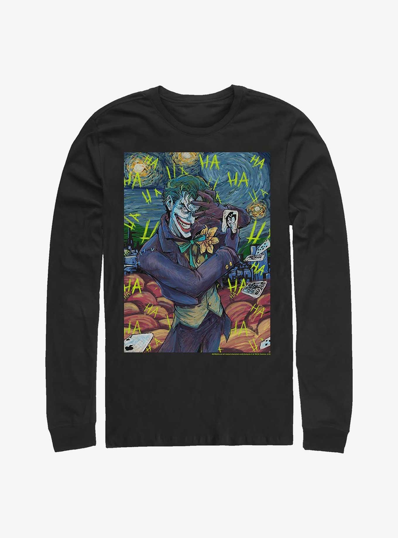 DC Comics Batman Joker Starry Night Long-Sleeve T-Shirt, , hi-res