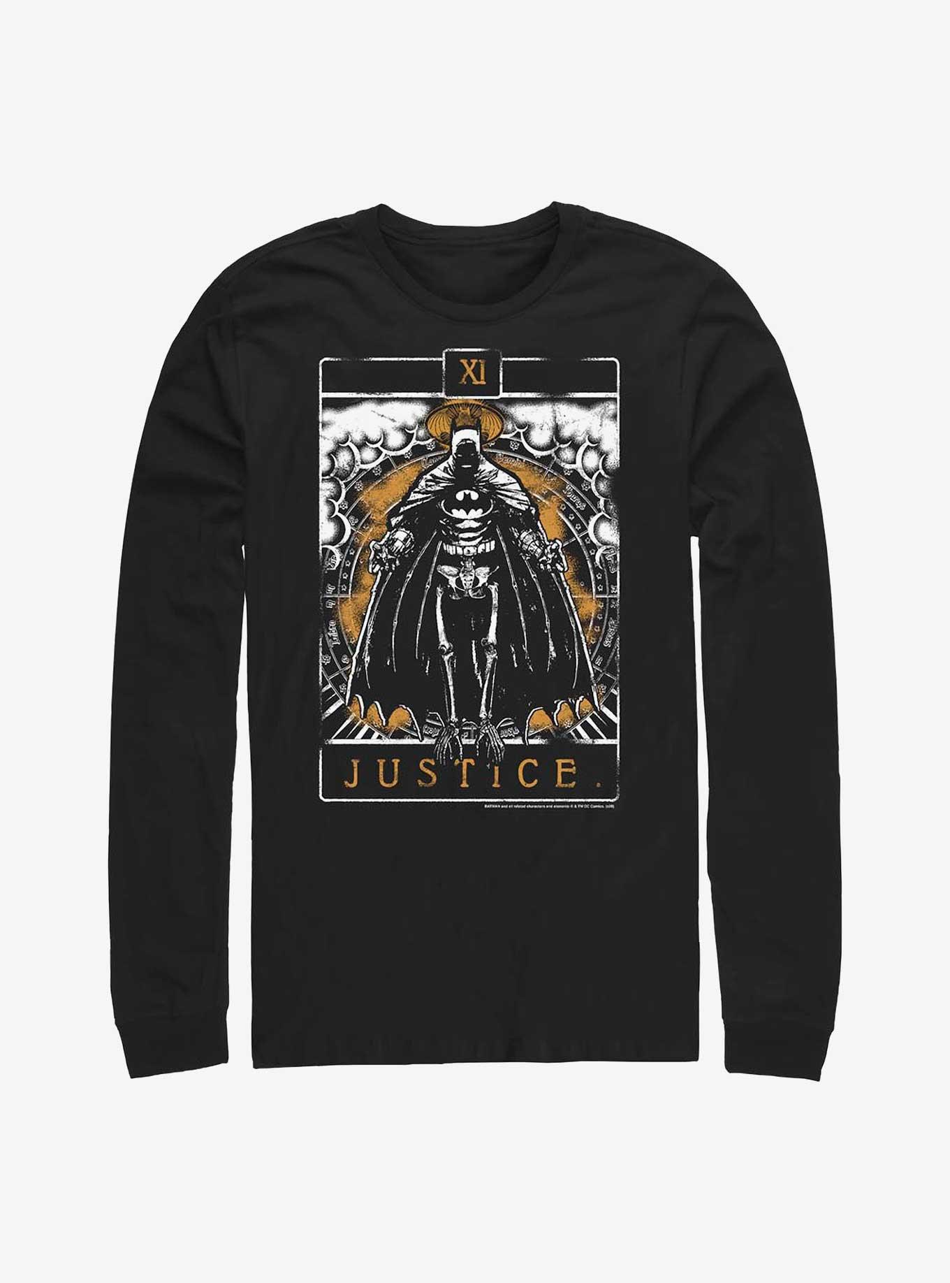 Exclusief Mislukking Springen DC Comics Batman Skeleton Justice Tarot Long-Sleeve T-Shirt - BLACK |  BoxLunch