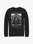 DC Comics Batman Skeleton Justice Tarot Long-Sleeve T-Shirt, BLACK, hi-res