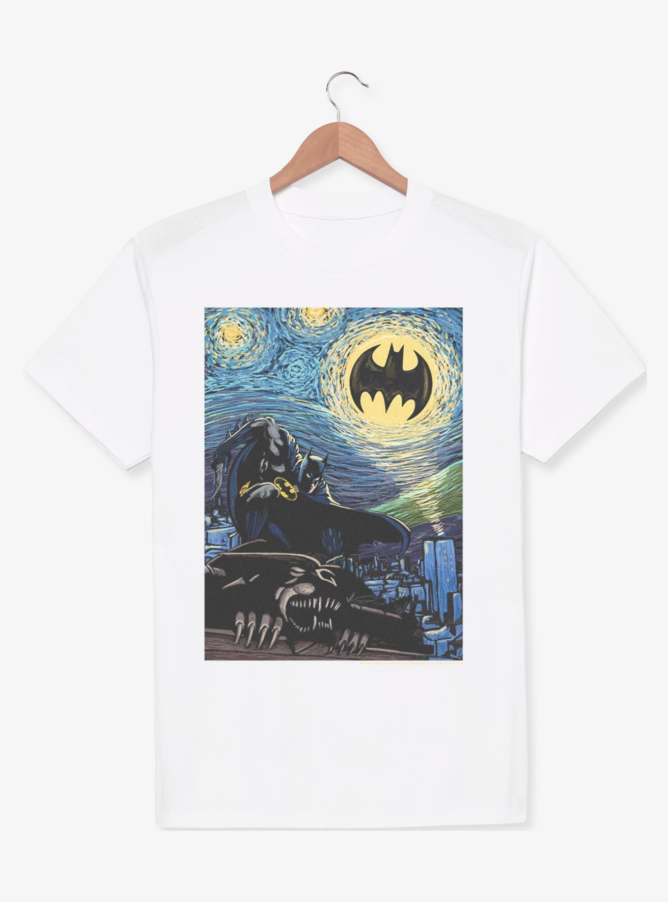 DC Comics Batman Over Starry Gotham T-Shirt