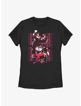 DC Comics Batman Harley Quinn Triple Threat Womens T-Shirt, , hi-res