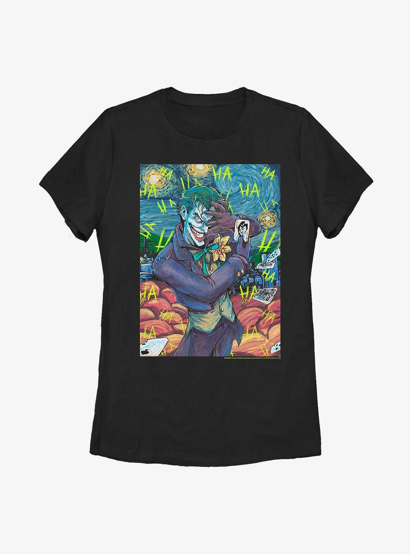 DC Comics Batman Joker Starry Night Womens T-Shirt, , hi-res