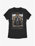 DC Comics Batman Skeleton Justice Tarot Womens T-Shirt, BLACK, hi-res