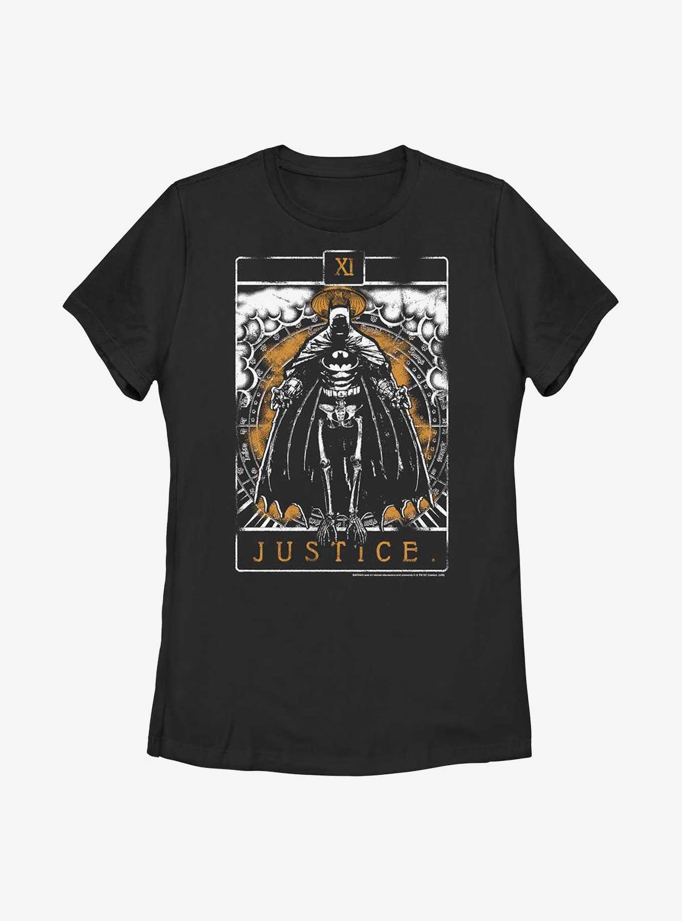 DC Comics Batman Skeleton Justice Tarot Womens T-Shirt, , hi-res