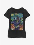 DC Comics Batman Joker Starry Night Youth Girls T-Shirt, BLACK, hi-res