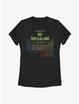 DC Comics Periodic Table Of Super-Villains Womens T-Shirt, , hi-res
