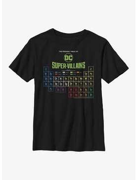 DC Comics Periodic Table Of Super-Villains Youth T-Shirt, , hi-res