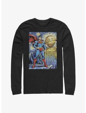 DC Comics Superman Starry Metropolis Long-Sleeve T-Shirt, , hi-res