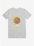 Dungeons & Dragons D20 Dice Asian Letters T-Shirt, SILVER, hi-res