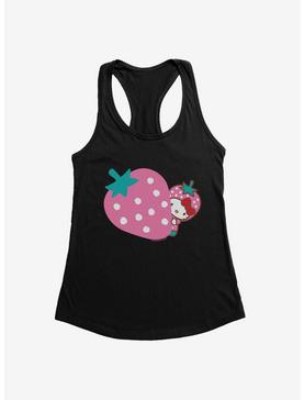 Hello Kitty Five A Day Pink Strawberry Womens Tank Top, , hi-res