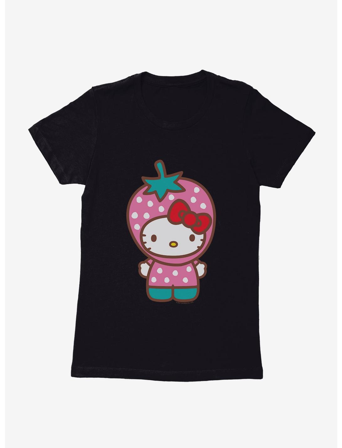 Hello Kitty Five A Day Strawberry Hat Womens T-Shirt, , hi-res