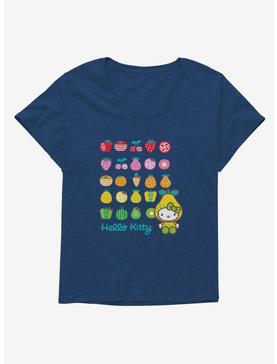 Hello Kitty Five A Day Healthy Logo Womens T-Shirt Plus Size, , hi-res
