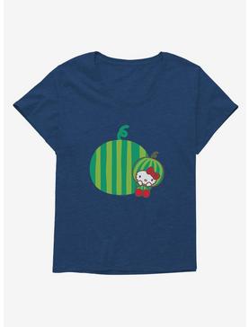 Hello Kitty Five A Day Watermelon Relaxing Womens T-Shirt Plus Size, , hi-res